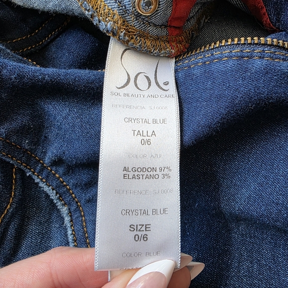Ultra High Rise Booty Shaping Sol Beauty and Care Jeans - Picture 7 of 12